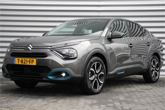 Citroën Ë-C4 X 50KWH 136PK SHINE / NAVI / LEDER / CLIMA / LED / PDC / 17" LMV / CAMERA / KEYLESS / HUD / WINTERPAKKET / 1E EIGENAAR / NIEUWSTAA