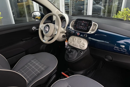 Fiat 500 1.0 Hybrid Lounge | Carplay | Sensoren achter | Airco | Cruise Control