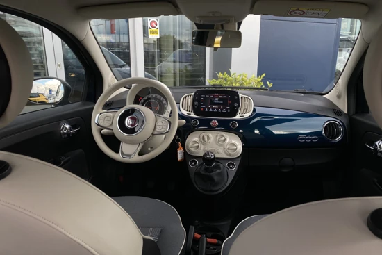 Fiat 500 1.0 Hybrid Lounge | Carplay | Sensoren achter | Airco | Cruise Control