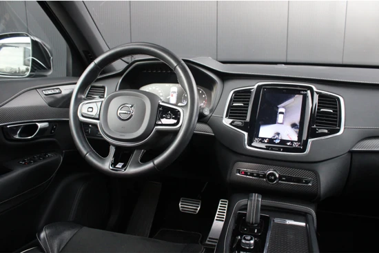 Volvo XC90 B5 AWD R-Design | Panoramadak | Adaptieve cruise | Harman Kardon | 360 camera | Trekhaak| Carbon | BLIS | Head-up