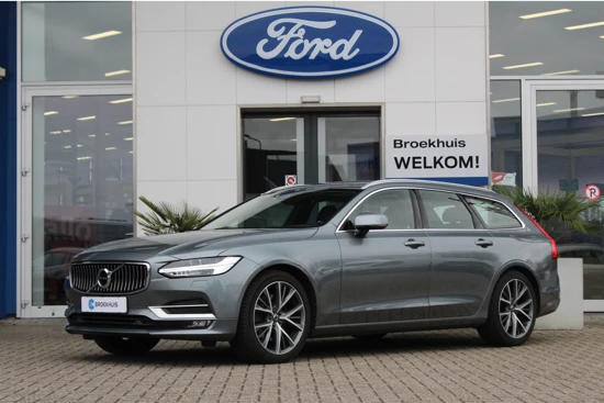 Volvo V90 T5 Momentum Automaat | Trekhaak! | Exterior Styling Kit | Navigatie | 19" | Leder | Cross Traffic Alert | Elektrische Achterklep