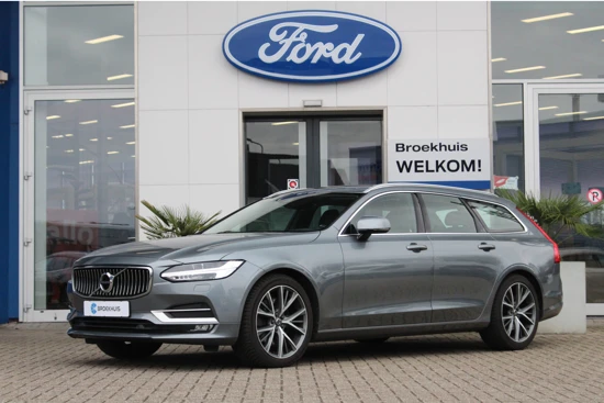 Volvo V90 T5 Momentum Automaat | Trekhaak! | Exterior Styling Kit | Navigatie | 19" | Leder | Cross Traffic Alert | Elektrische Achterklep