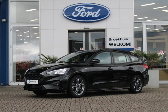 Ford Focus Wagon 1.0 125PK ST-Line | Trekhaak! | Keyless Entry | Navigatie | Parkeersensoren V+A | CruiseControl | Clima |