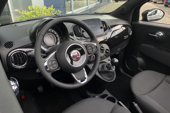 Fiat 500 Cabrio 1.0 Hybrid NETTODEAL | Carplay | Airco | Bluetooth | Cruise Control | DAB+ |