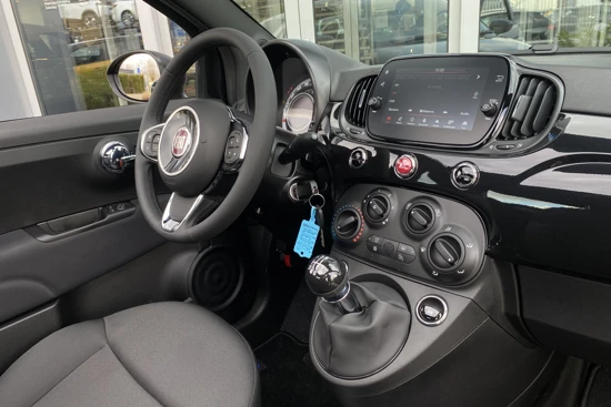 Fiat 500 Cabrio 1.0 Hybrid NETTODEAL | Carplay | Airco | Bluetooth | Cruise Control | DAB+ |