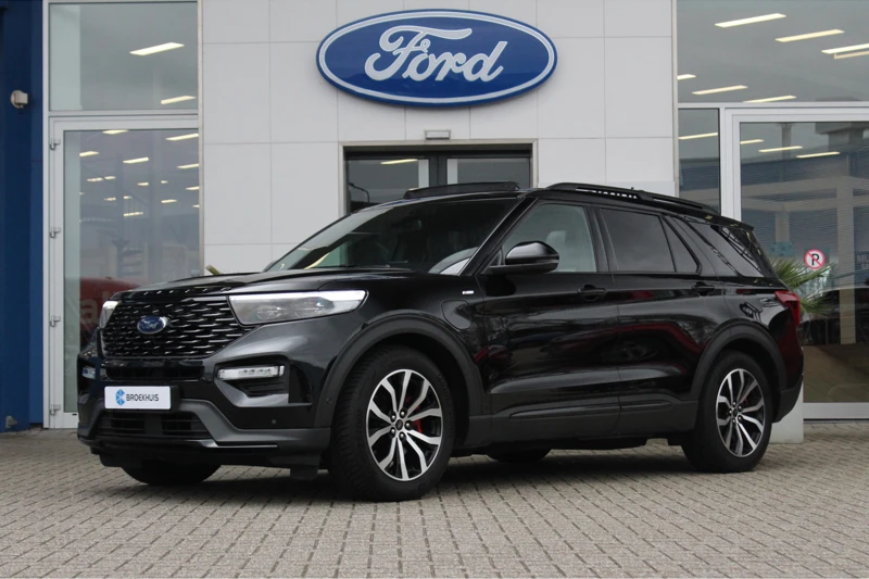 Ford Explorer 3.0 V6 EcoBoost PHEV ST-Line | Verlengde Garantie t/m 2026! | Trekhaak! | 7-Persoons | BTW Auto | Adap. CruiseControl | BLIS | L