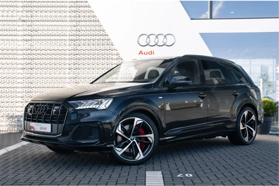 Audi Q7 60 TFSIe 462PK quattro pro Line S Competition | Adaptive cruise+emergency ass. | Trekhaak | Leder/Alcantara | 22" | Luchtvering