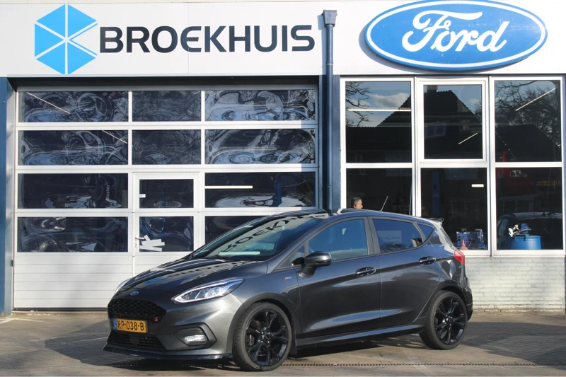 Ford Fiesta 1.0EB 100PK ST-LINE | 17'' LMV | VOORRUITVERWARMING | ORIGINEEL NL! | NAVI | APPLE CARPLAY |