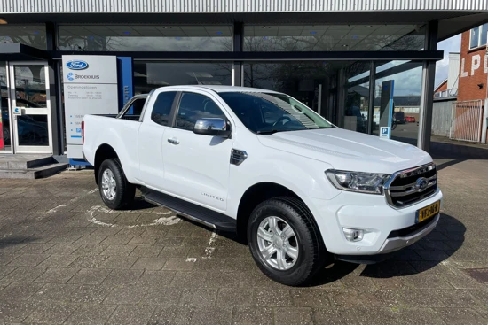 Ford Ranger 2.0 EcoBlue Limited Super Cab | Navi | Trekhaak | Clima | Camera | Stoelverwarming |