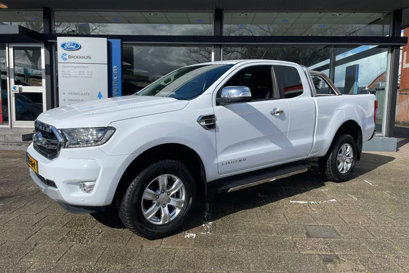 Ford Ranger 2.0 EcoBlue Limited Super Cab | Navi | Trekhaak | Clima | Camera | Stoelverwarming |