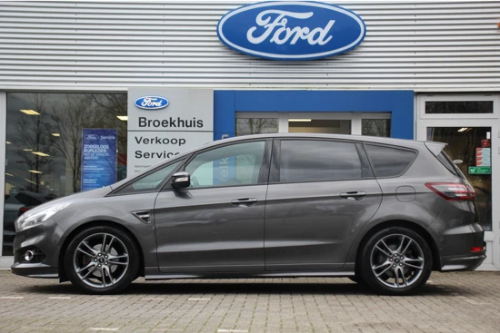 Ford S-Max 2.0 ST-LINE 241PK AUTOMAAT 7-PERSOONS | DEALER OH! | LEDER | PANODAK | ADAPTIVE CRUISE | WINTERPACK | EL. STOELEN | EL. ACHTERKL