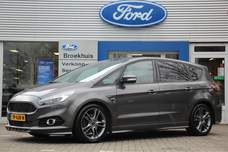 Ford S-Max 2.0 ST-LINE 241PK AUTOMAAT 7-PERSOONS | DEALER OH! | LEDER | PANODAK | ADAPTIVE CRUISE | WINTERPACK | EL. STOELEN | EL. ACHTERKL