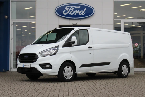 Ford Transit Custom 2.0 TDCi 130PK 300 L2H1 Automaat | Verlengde Garantie 2+3 jaar/200,000KM | Trekhaak | Camera | Apple Carplay/Android Auto | Voor