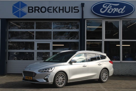 Ford Focus Wagon 1.0EB TITANIUM | VOL! | PANO DAK | LED | ELKTR KLEP | 17''LMV | WINTERPACK | DEALER ONDERHOUDEN! | ELEKTR KLEP