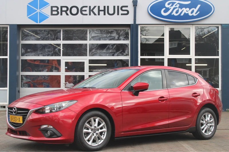 Mazda 3 2.0 TS+ AUTOMAAT | STOELVERWARMING | CLIMATE CONTROL | CRUISE CONTROL | XENON | PANO DAK | LEDER