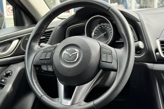 Mazda 3 2.0 TS+ AUTOMAAT | STOELVERWARMING | CLIMATE CONTROL | CRUISE CONTROL | XENON | PANO DAK | LEDER