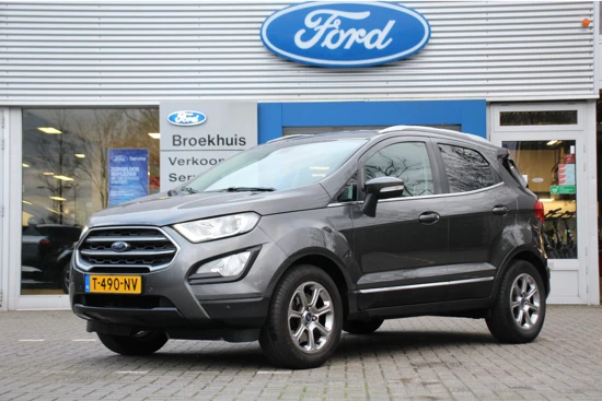 Ford EcoSport 1.0EB TITANIUM | LEDER / STOF | NAVI | CLIMA | CRUISE | DEALER OH! | APPLE CARPLAY & ANDROID AUTO | PARKEERSENSOREN | PRACHTIGE