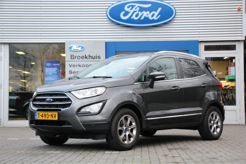 Ford EcoSport 1.0EB TITANIUM | LEDER / STOF | NAVI | CLIMA | CRUISE | DEALER OH! | APPLE CARPLAY & ANDROID AUTO | PARKEERSENSOREN | PRACHTIGE