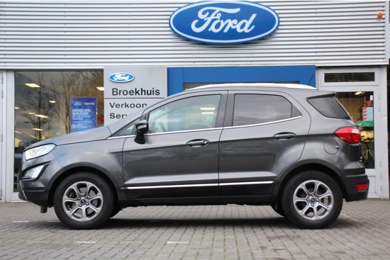 Ford EcoSport 1.0EB TITANIUM | LEDER / STOF | NAVI | CLIMA | CRUISE | DEALER OH! | APPLE CARPLAY & ANDROID AUTO | PARKEERSENSOREN | PRACHTIGE