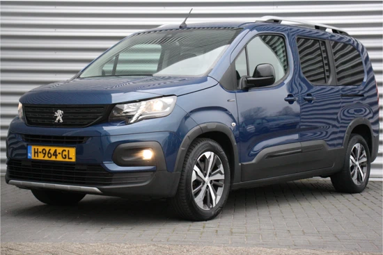 Peugeot Rifter LONG 1.2 PURETECH 130PK 7-ZITS GT-LINE AUTOMAAT / NAVI / CLIMA / LED / PDC / 17" LMV / UNIEK / CAMERA / TREKHAAK / KEYLESS / BLU