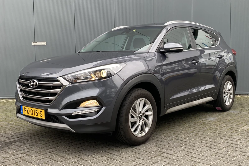 Hyundai Tucson 1.6 GDI 130pk Comfort | Led | Camera | Climate | Navigatie | 17" Lichtmetaal | Afn. Trekhaak | 1e Eigenaar | Parkeer Assistent |