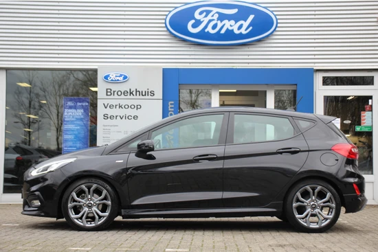 Ford Fiesta 1.0EB ST-LINE | 1E EIGENAAR! | NL-AUTO! | DEALER OH! | APPLE CARPLAY & ANDROID AUTO | CLIMA | CRUISE | PARK SENS | 17' LM. VELGE