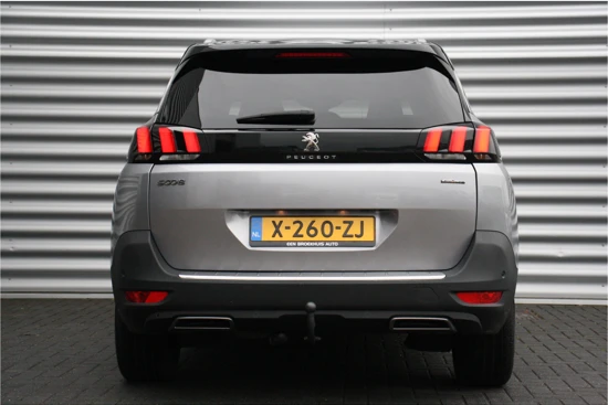 Peugeot 5008 1.2 PURETECH 130PK 7-ZITS GT-LINE AUTOMAAT / NAVI / LEDER / CLIMA / PDC / 18" LMV / AGR / KEYLESS / TREKHAAK / FULL-LED / WINTER