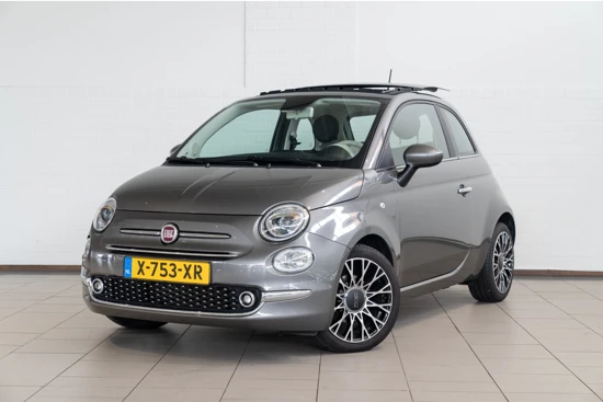 Fiat 500 1.0 Hybrid Dolcevita | Schuif-Kanteldak | Navigatie | Parkeersensoren | 16 inch Lichtmetaal |