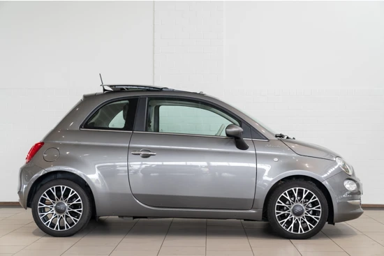 Fiat 500 1.0 Hybrid Dolcevita | Schuif-Kanteldak | Navigatie | Parkeersensoren | 16 inch Lichtmetaal |