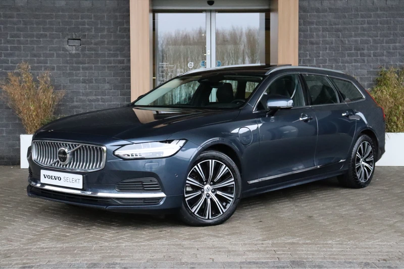 Volvo V90 T6 AWD Recharge Inscription Long Range | Vol! | 360° Camera | Trekhaak | Google | Harman Kardon | Schuifdak | Head-Up Display |