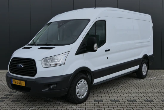 Ford Transit 350 2.2 TDCI L3H2 125PK | Leer | Airco | Betimmering | Trekhaak | Bluetooth |