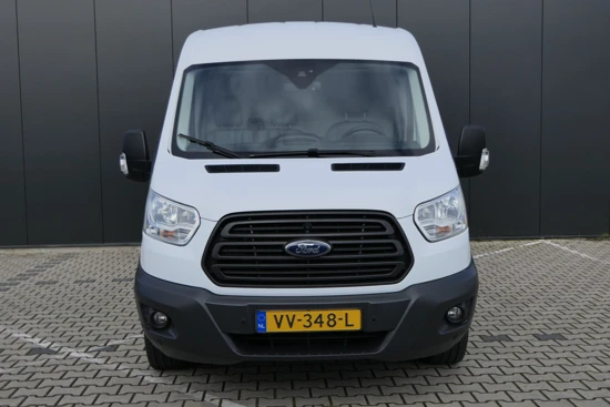 Ford Transit 350 2.2 TDCI L3H2 125PK | Leer | Airco | Betimmering | Trekhaak | Bluetooth |