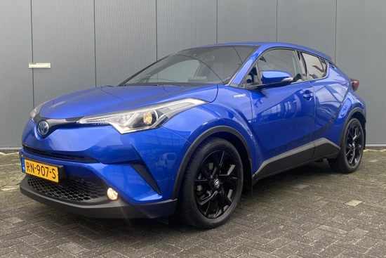 Toyota C-HR 1.8 Hybrid 123pk Black Edition Automaat | Leder | Climate | Camera | Keyless | Navigatie | Trekhaak | NL Auto | 18" Lichtmetaal