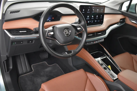 Škoda Enyaq 60 180pk iV | Cruise control | Navigatie | Lederen bekleding | 1e eigenaar | 100%dealeronderhouden | Camera achter | Parkeersens
