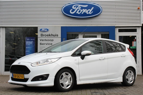 Ford Fiesta 1.0EB ST-LINE | NL-AUTO! | DEALER OH! | NAVI | CLIMA | CRUISE | 17" LM VELGEN | PRACHTIGE STAAT!!