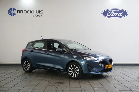 Ford Fiesta 1.0 EcoBoost Hybrid Titanium | Carplay | Sensoren | Winterpakket | Climate Control | Origineel Nederlands