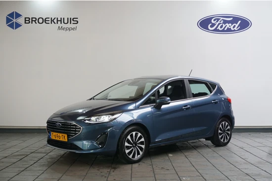 Ford Fiesta 1.0 EcoBoost Hybrid Titanium | Carplay | Sensoren | Winterpakket | Climate Control | Origineel Nederlands