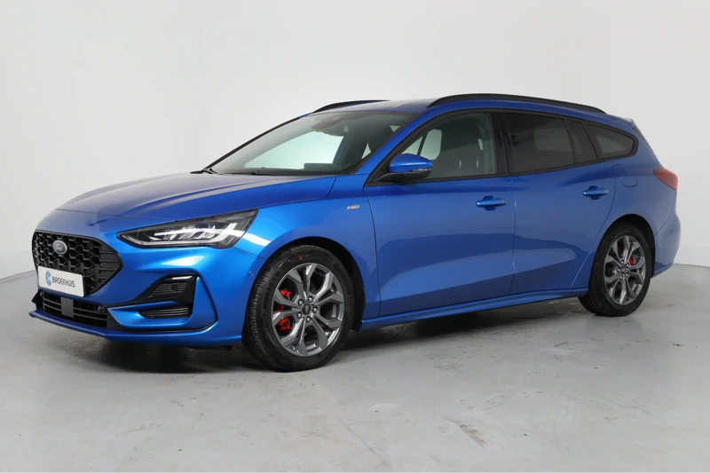 Ford Focus Wagon 1.0 EcoBoost Hybrid ST Line X | Direct Leverbaar! | Lederen bekleding | Drivers Assistance Pack | Winter Pack | Parking Pa