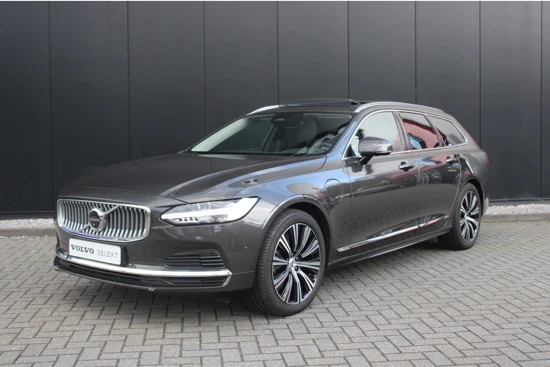 Volvo V90 T8 Recharge AWD Plus Bright | Panoramadak | 360 Camera | Full LED | Trekhaak | Getint glas