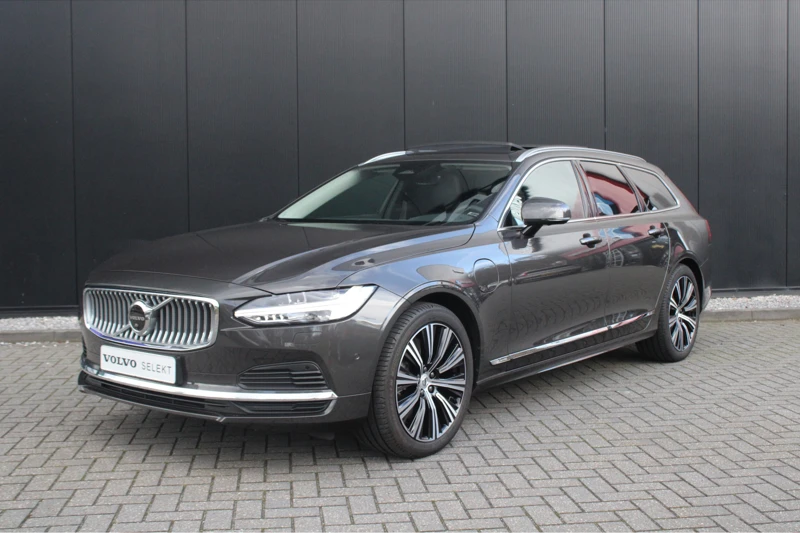 Volvo V90 T8 Recharge AWD Plus Bright | Panoramadak | 360 Camera | Full LED | Trekhaak | Getint glas