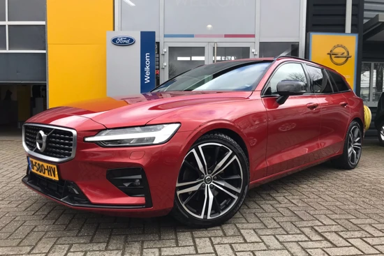 Volvo V60 2.0 T4 190PK R-Design | LEDEREN COMFORTSTOELEN| 19'' VELGEN| LED KOPLAMPEN| MEMORY SEAT| STOELVERWARMING| ELEKTR. ACHTERKLEP| CL