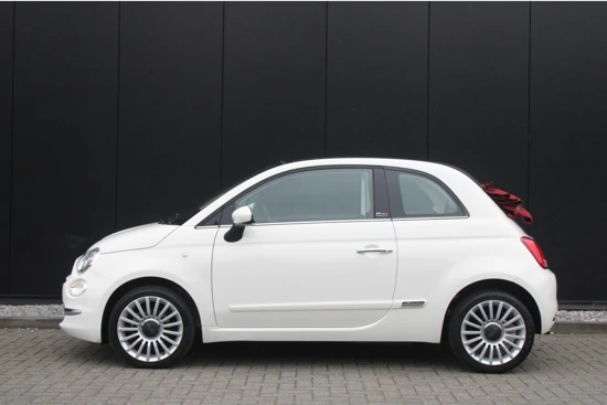 Fiat 500 Cabrio 0.9 TwinAir Turbo Lounge AUTOMAAT | NAVIGATIE | CRUISE CONTROLE | CLIMATE | SENSOREN