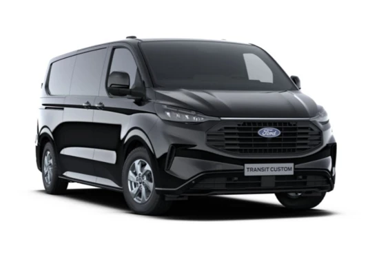 Ford Transit Custom 320 2.0 136 PK L2H1 Limited | 2024 | Navigatie | Trekhaak | Kleur: Agate Black |