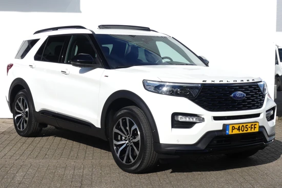 Ford Explorer 3.0 V6 EcoBoost 457PK PHEV ST-Line | TREKHAAK | STAR WHITE METALLIC |