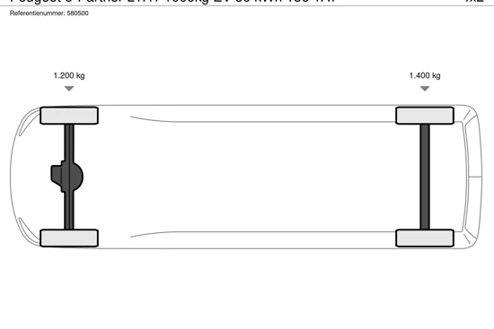 Peugeot Partner e- L1H1 1000kg EV 50 kWh 136 1AT