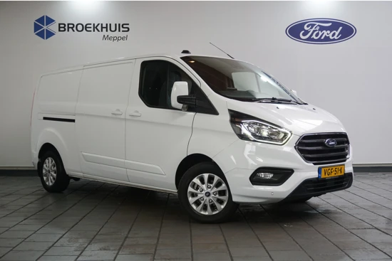 Ford Transit Custom 300 2.0TDCI 130pk L2H1 Limited | Groot scherm | Navi | Camera | Cruise controle | Trekhaak | Licht- & regensensor | lichtmetalen