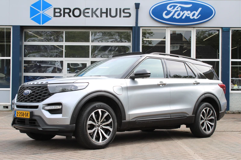 Ford Explorer 3.0 V6 PHEV ST-LINE 7P | BI-TONE | DEALER OH! | PANODAK | ALLE OPTIES! | GROOT SCHERM | LEDER | MEMORY SEATS | B&O | BLIS | ADAP