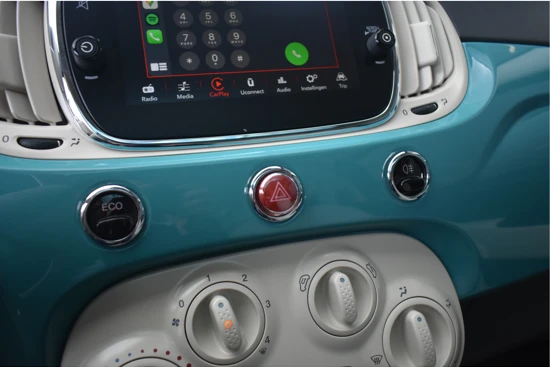 Fiat 500 0.9 TwinAir Turbo Anniversario | Navigatie by App | Panoramadak | Cruise Control | Airco | 16"LMV | Apple Carplay | Android Auto