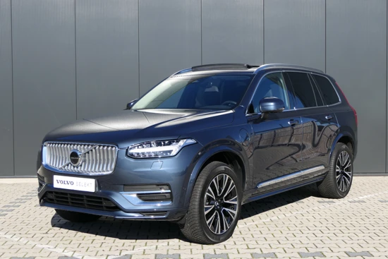 Volvo XC90 T8 Recharge AWD 455 pk Plus Bright | Long Range l Panoramadak l Trekhaak l Leder | Adaptieve Cruise | BLIS