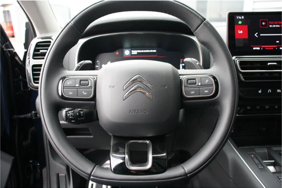 Citroën C5 Aircross 1.2 PURETECH 130PK SHINE AUTOMAAT / NAVI / LEDER / CLIMA / LED / PDC / 19" LMV / PANO. DAK / ADAPT. CRUISECONTROL / DIRECT LEVER